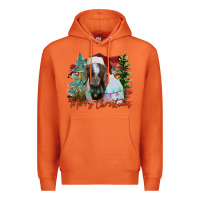 Carrot merry Christmas goat Premium Hoodie - CowhideDigitalArt