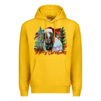 Lemon merry Christmas goat Premium Hoodie - CowhideDigitalArt