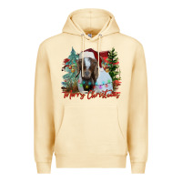 Pina Colada merry Christmas goat Premium Hoodie - CowhideDigitalArt