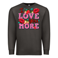 Smoke i love you more with lips and strawberry Premium Sweatshirt - AdoDesignShop