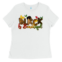 White black is beautiful Ladies Tee - CowGirlArtShop