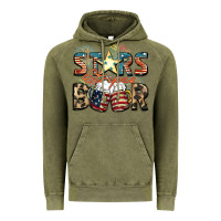 Vintage Olive Stars stripes beer Vintage Hoodie - FaDigitalArtStudio