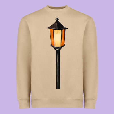Street Lamp Heavyweight Sweatshirt Designed By Barkaloodesign