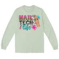 Matcha nail tech life bbs Long Sleeve Tee - BundleAndBundleShop