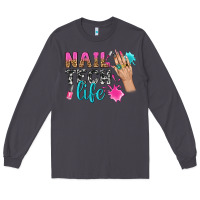 Smoke nail tech life bbs Long Sleeve Tee - BundleAndBundleShop