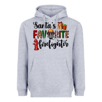 Santa's Favorite Firefighter Heavyweight Hoodie | Teevron