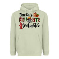 Matcha santa's favorite firefighter Heavyweight Hoodie - AdoDesignShop