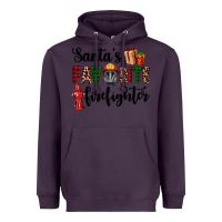 Plum santa's favorite firefighter Heavyweight Hoodie - AdoDesignShop
