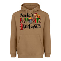 Toasted Coconut santa's favorite firefighter Heavyweight Hoodie - AdoDesignShop