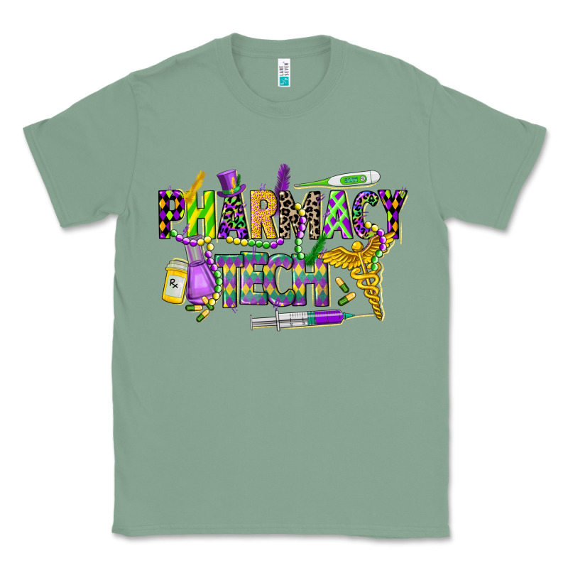 Mardi Gras Pharmacy Tech Classic Tee by CowGirlArtShop | Teevron