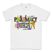 White mardi gras pharmacy tech Classic Tee - CowGirlArtShop