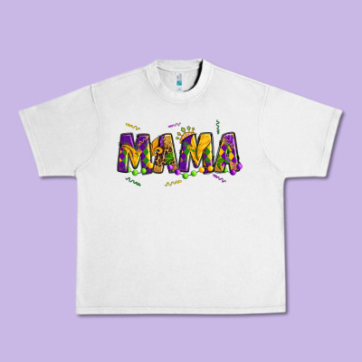 Mama Mardi Gras Urban Heavy Tee Designed By Oliviacreatesart