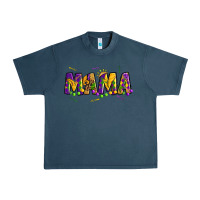 Midnight Navy mama mardi gras Urban Heavy Tee - OliviaCreatesArt