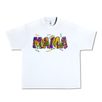 White mama mardi gras Urban Heavy Tee - OliviaCreatesArt