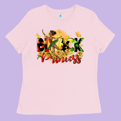Black Princess Ladies Tee Designed By Cowgirlartshop