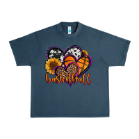 Midnight Navy basketball hearts Urban Heavy Tee - Jasminsmagicworld