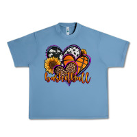 Pebble Blue basketball hearts Urban Heavy Tee - Jasminsmagicworld