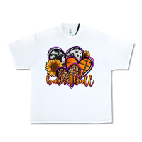White basketball hearts Urban Heavy Tee - Jasminsmagicworld