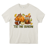 Cream Tis The Season Fall Heavy Core Tee - texasbilliewilder