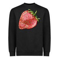 Black strawberry Heavyweight Sweatshirt - BarkalooDesign