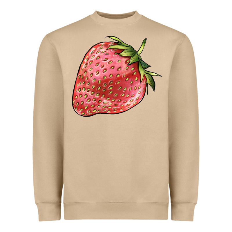 Strawberry Heavyweight Sweatshirt by BarkalooDesign | Teevron