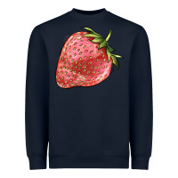 Navy strawberry Heavyweight Sweatshirt - BarkalooDesign