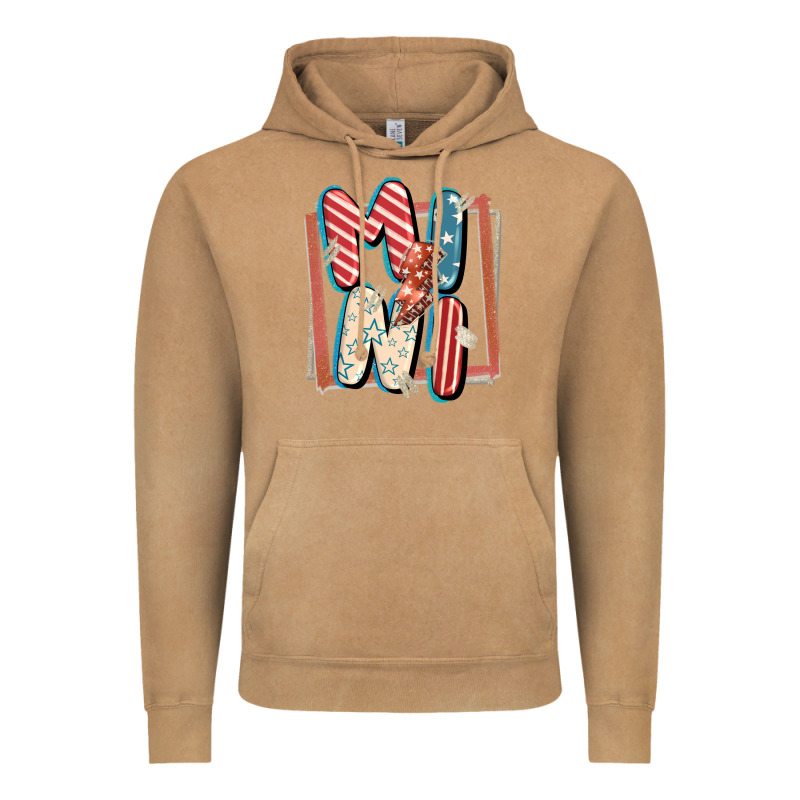 4th Of July Mini With Lightning Bolt Vintage Hoodie by FaDigitalArtStudio | Teevron