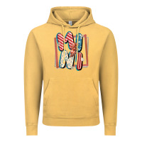 Vintage Mustard 4th of July mini with lightning bolt Vintage Hoodie - FaDigitalArtStudio