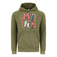 Vintage Olive 4th of July mini with lightning bolt Vintage Hoodie - FaDigitalArtStudio