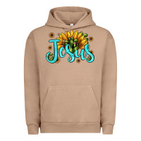 Pigment Burro jesus sunflower Urban Hoodie - JahusDesignShop