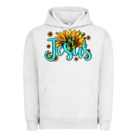 Pigment Lunar Rock jesus sunflower Urban Hoodie - JahusDesignShop