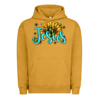 Pigment Peanut Butter jesus sunflower Urban Hoodie - JahusDesignShop