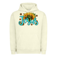 Pigment Pistachio jesus sunflower Urban Hoodie - JahusDesignShop