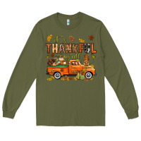 It's Thankful Y'all With Truck Bbs Long Sleeve Tee | Teevron