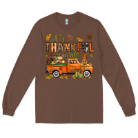 Chestnut it's thankful y'all with truck bbs Long Sleeve Tee - BundleAndBundleShop