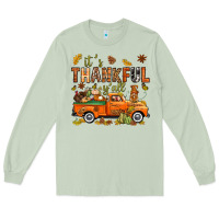 Matcha it's thankful y'all with truck bbs Long Sleeve Tee - BundleAndBundleShop