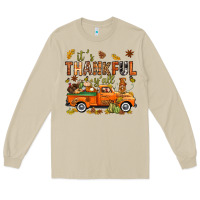 Mushroom it's thankful y'all with truck bbs Long Sleeve Tee - BundleAndBundleShop