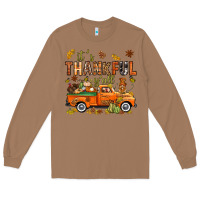 Toasted Coconut it's thankful y'all with truck bbs Long Sleeve Tee - BundleAndBundleShop
