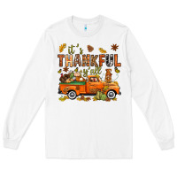 White it's thankful y'all with truck bbs Long Sleeve Tee - BundleAndBundleShop