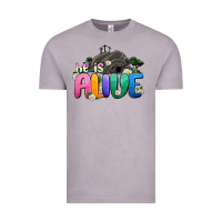 Vintage Zinc Easter Day He is alive Vintage Tee - OliviaCreatesArt
