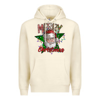 Sandshell festive santa claus greeting Premium Hoodie - CowhideDigitalArt