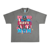 Tornado Proud navy Mom Mother's Day Urban Heavy Tee - FaDigitalArtStudio