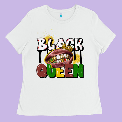 Black Queen Ladies Tee Designed By Cowgirlartshop