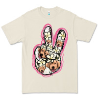 Bone Jack Russel Peace Sign Premium Tee - Jasminsmagicworld