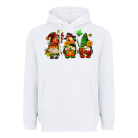 White fall gnomes with pumpkin pie Heavyweight Hoodie - AdoDesignShop