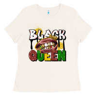 Bone black queen Ladies Tee - CowGirlArtShop