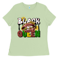 Matcha black queen Ladies Tee - CowGirlArtShop