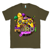 Army Green mardi gras gamer Classic Tee - CowGirlArtShop