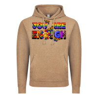 Vintage Coffee you are enough Vintage Hoodie - FaDigitalArtStudio