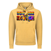Vintage Mustard you are enough Vintage Hoodie - FaDigitalArtStudio
